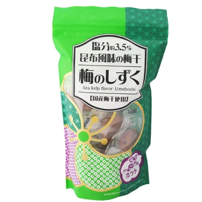 梅のしずく 昆布風味の梅干 スタンドパック