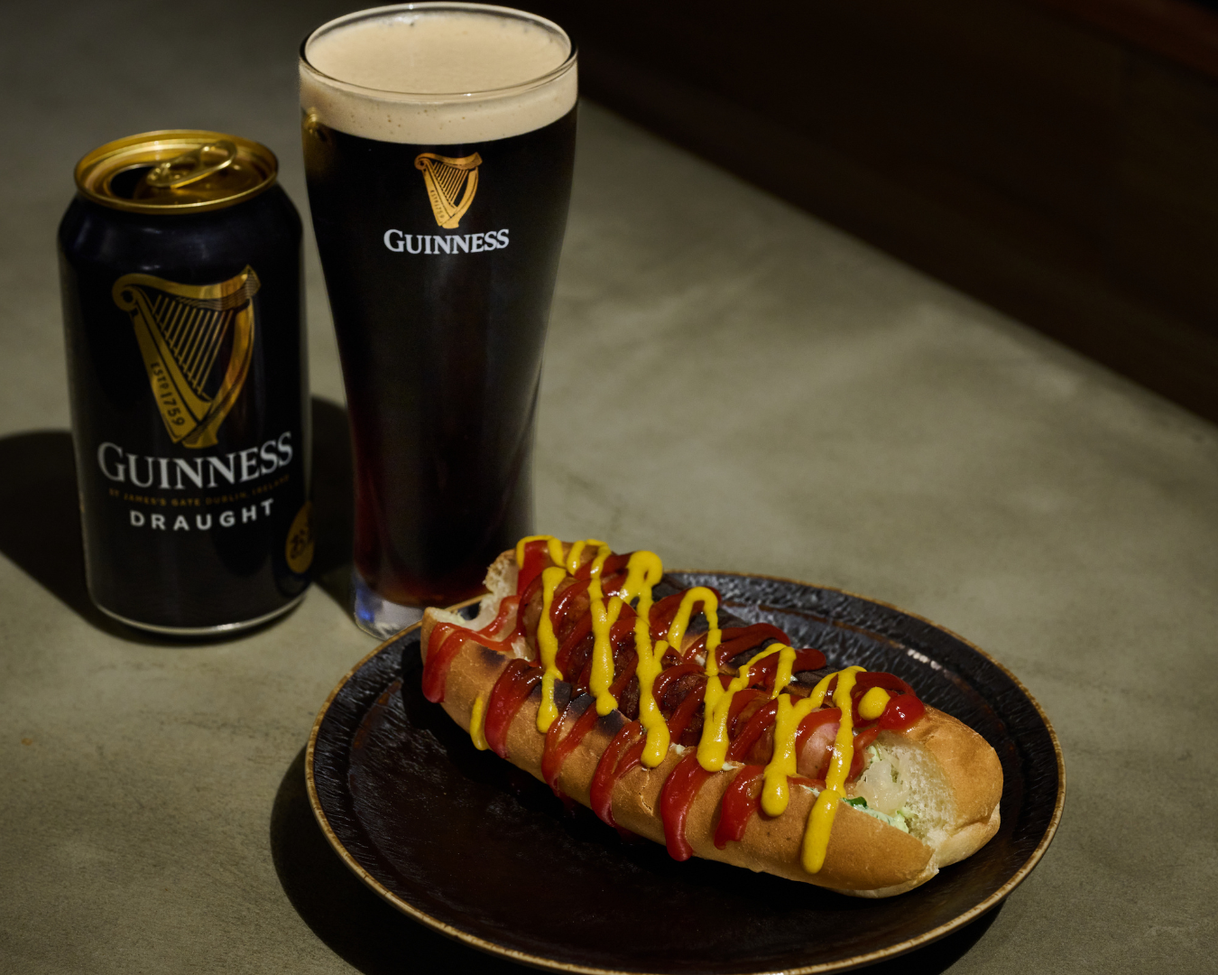 bbq-charcoal-hotdog-guinness-matsumaru