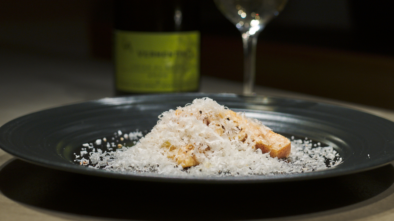 Butter Sautéed Bamboo Shoots with Parmesan Cheese